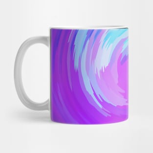 Swirl of Crystal Lines Of Purples and Blue Mug